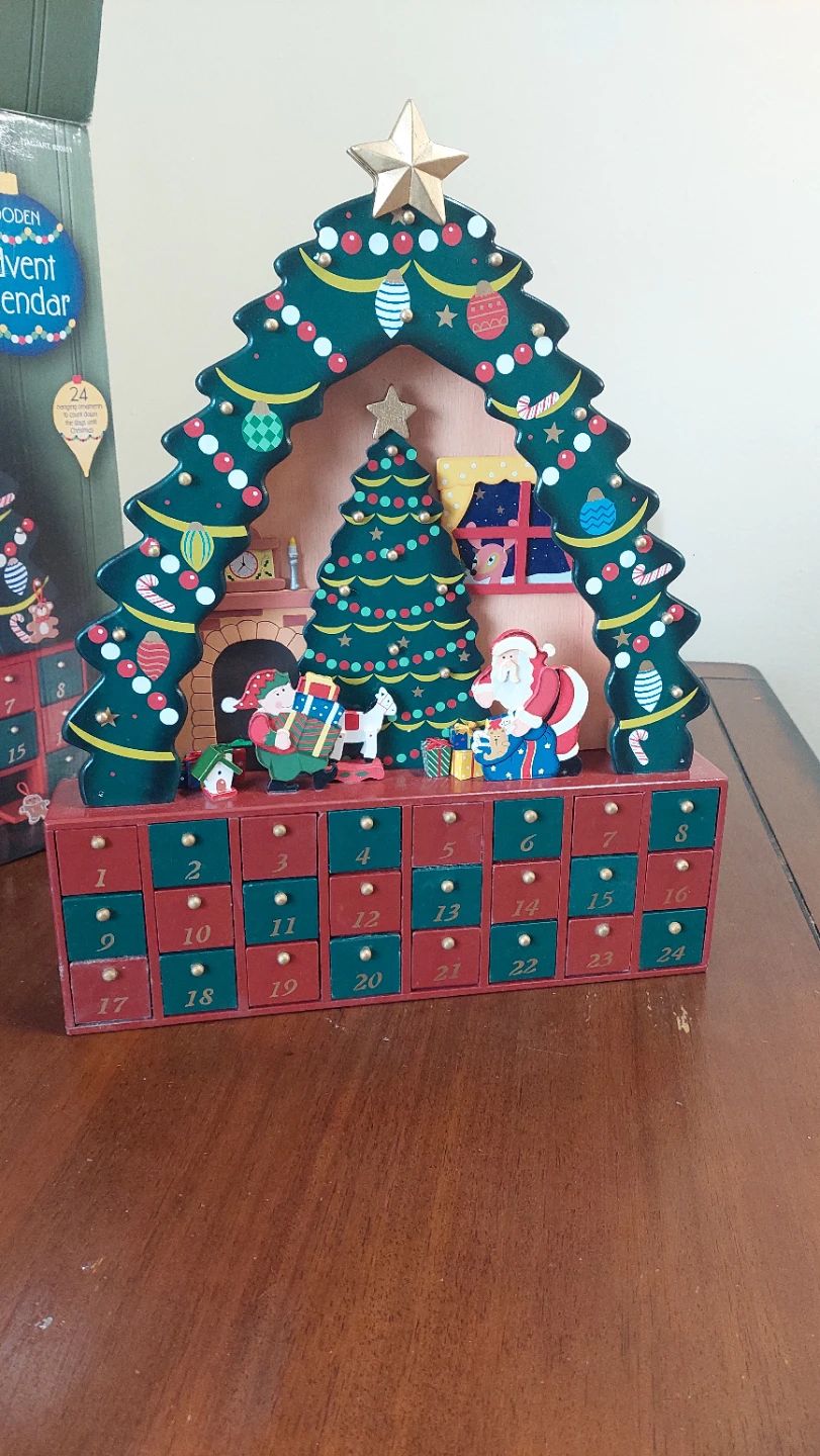 Wooden Christmas Advent Calendar - photo 2