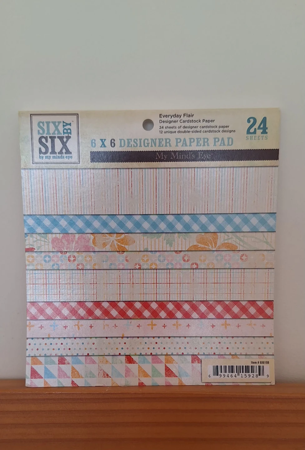 My Mind's Eye Everyday Flair Designer Paper Pad 6x6