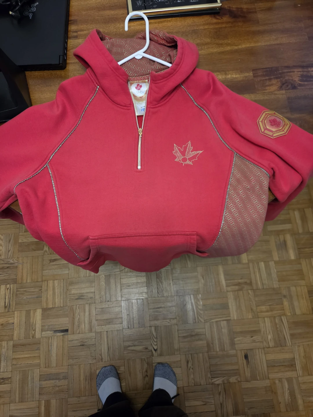 HBC Canadian Olympic Team Half-Zip Hoodie