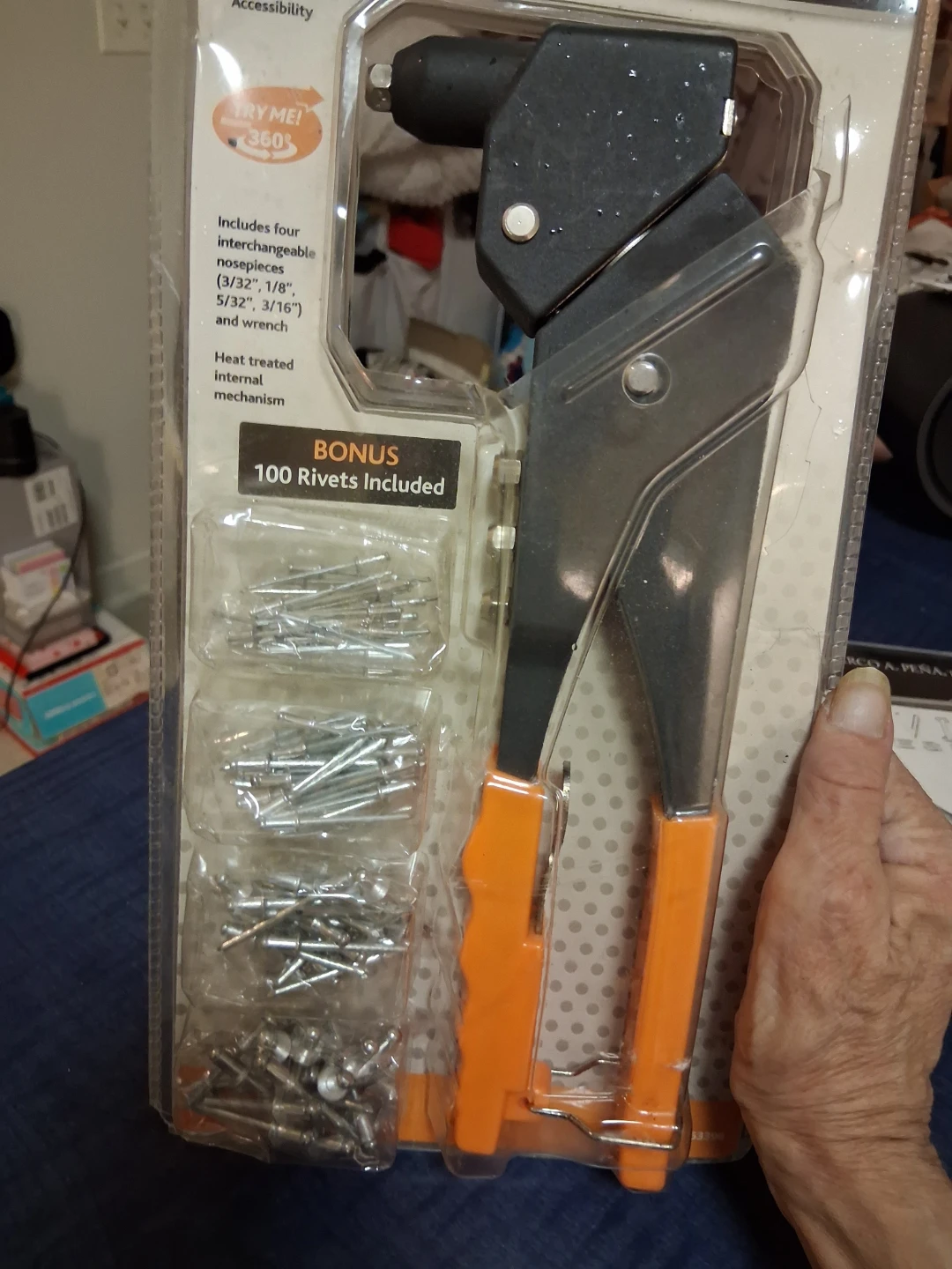Swivel Head Hand Riveter Tool Kit - photo 2