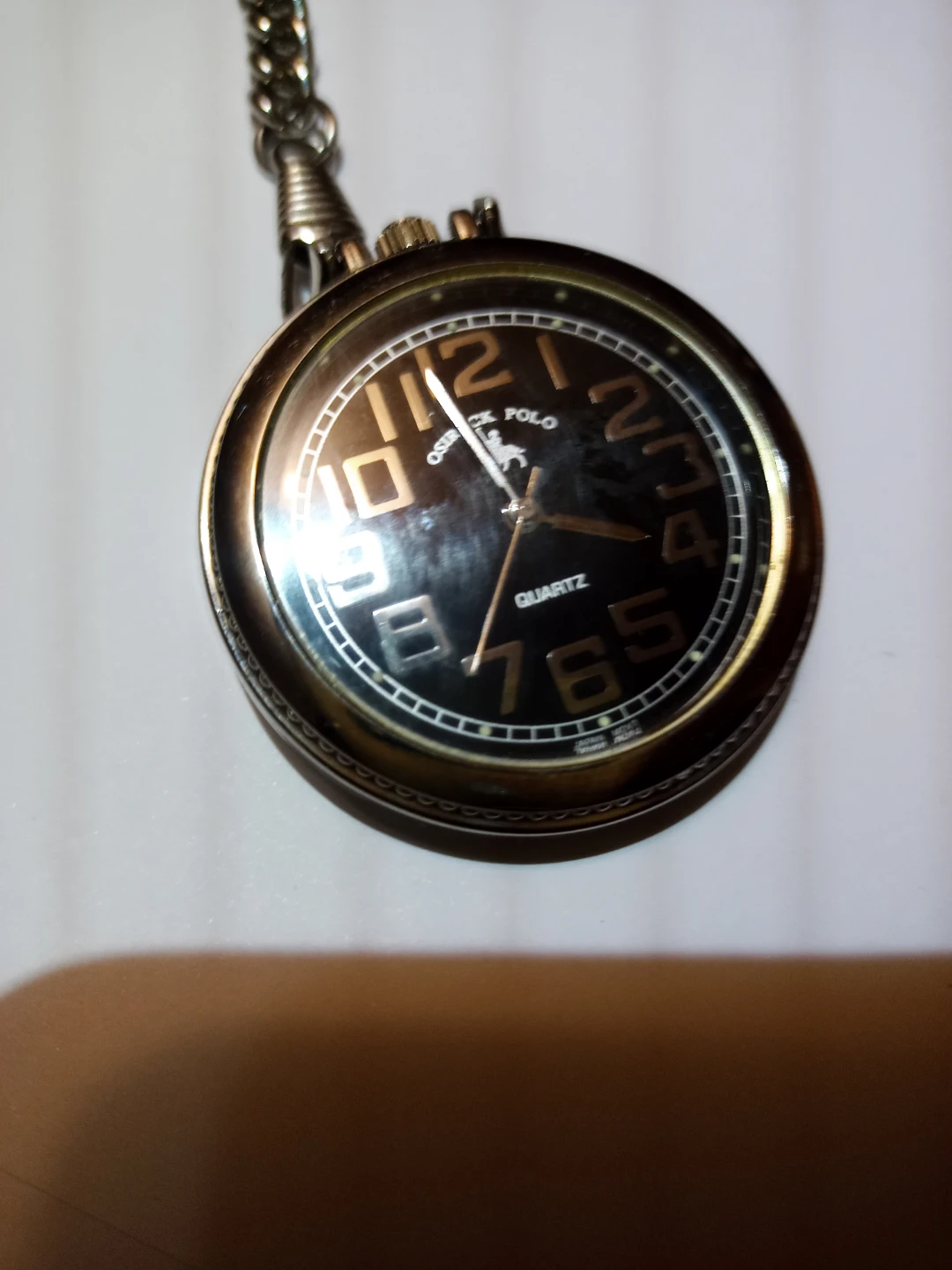 Osirock Quartz Pocket Watch With Leather Locking Case - photo 2