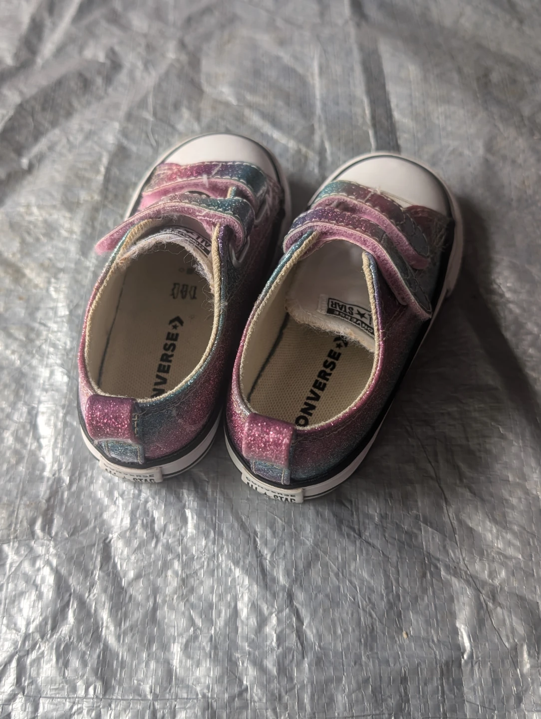 Converse glitter sneakers size 7 - photo 3