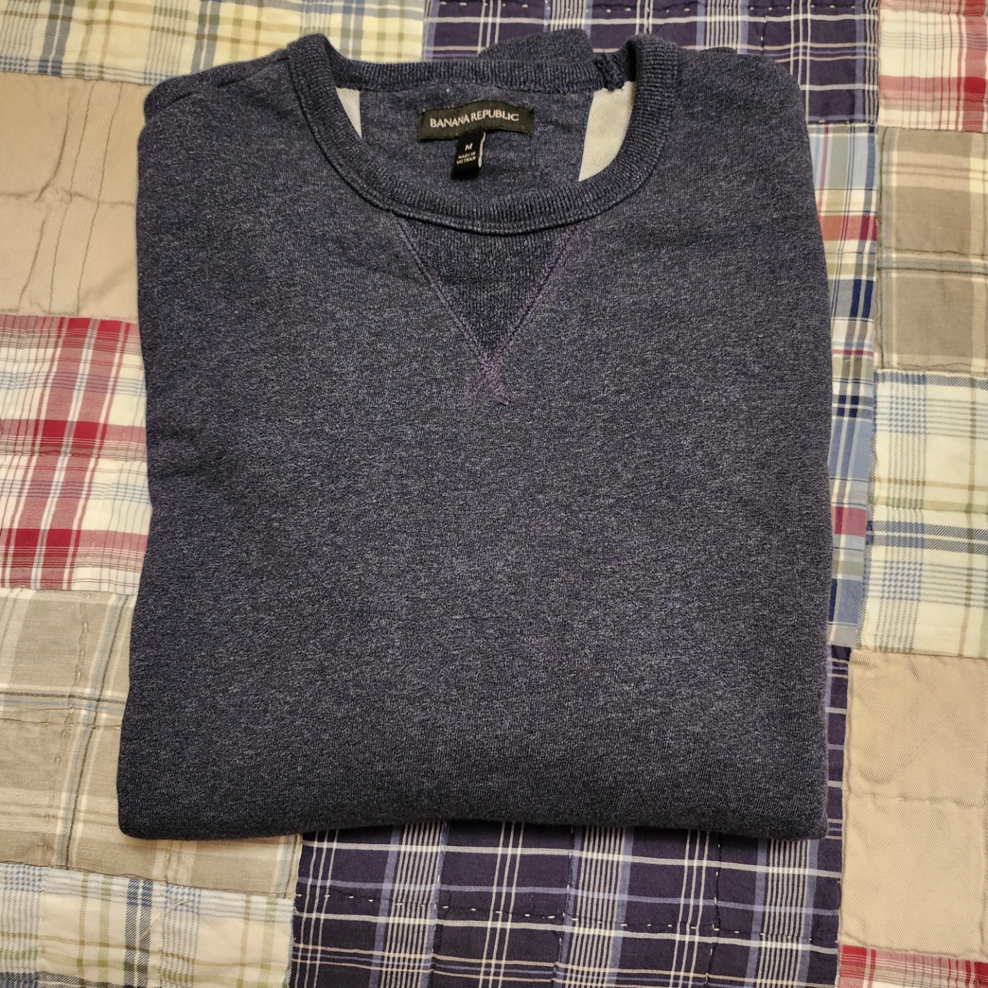 Banana Republic navy crew neck sweater