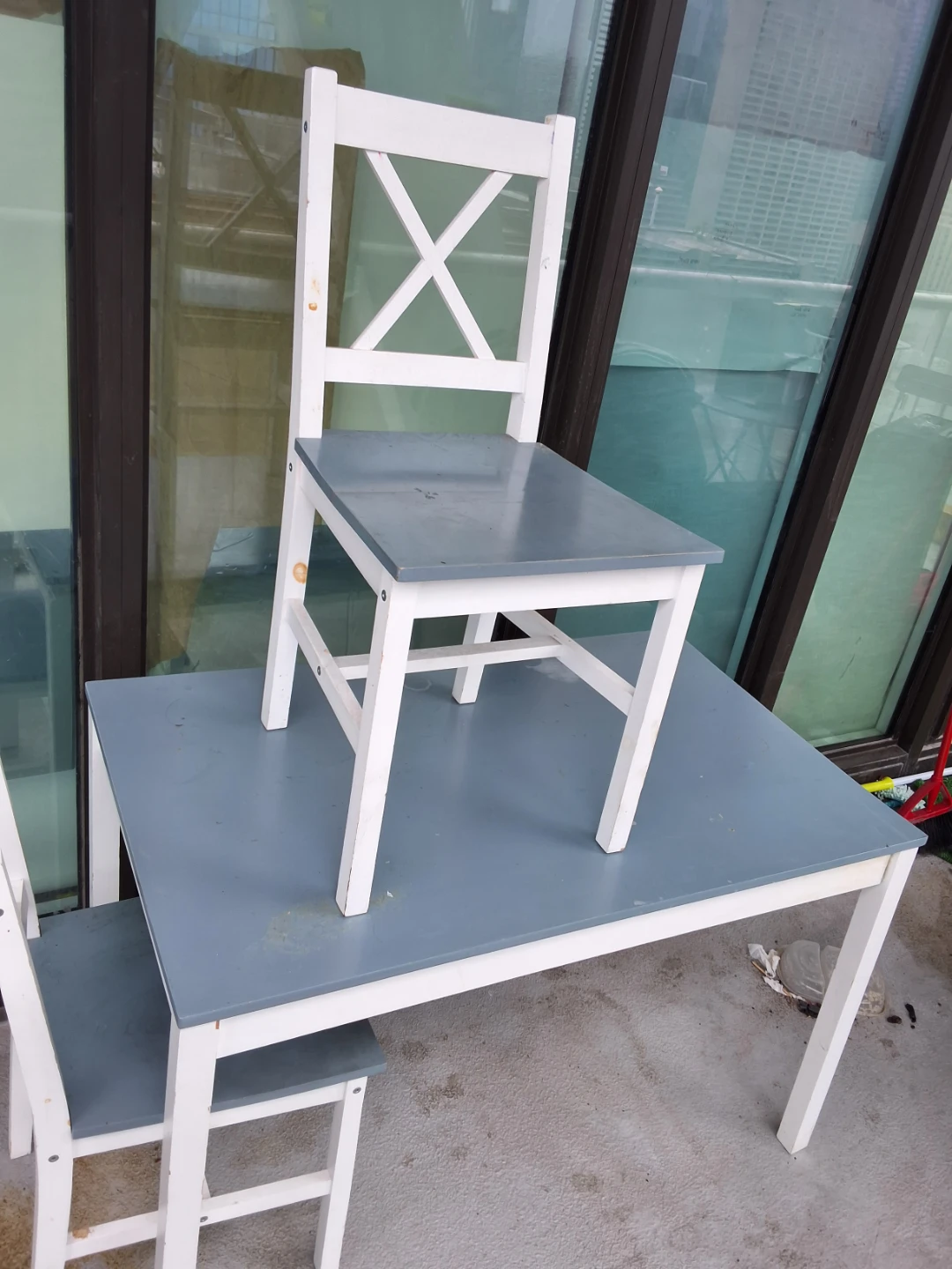 IKEA Table and Two Chairs - photo 2