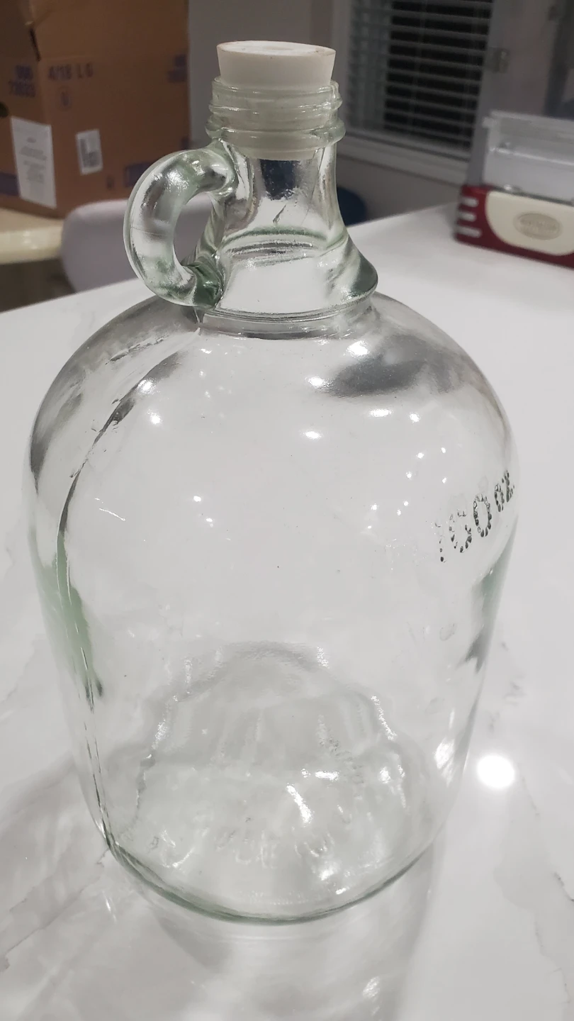 Clear Glass Jug with Handle (carbouy) - photo 4