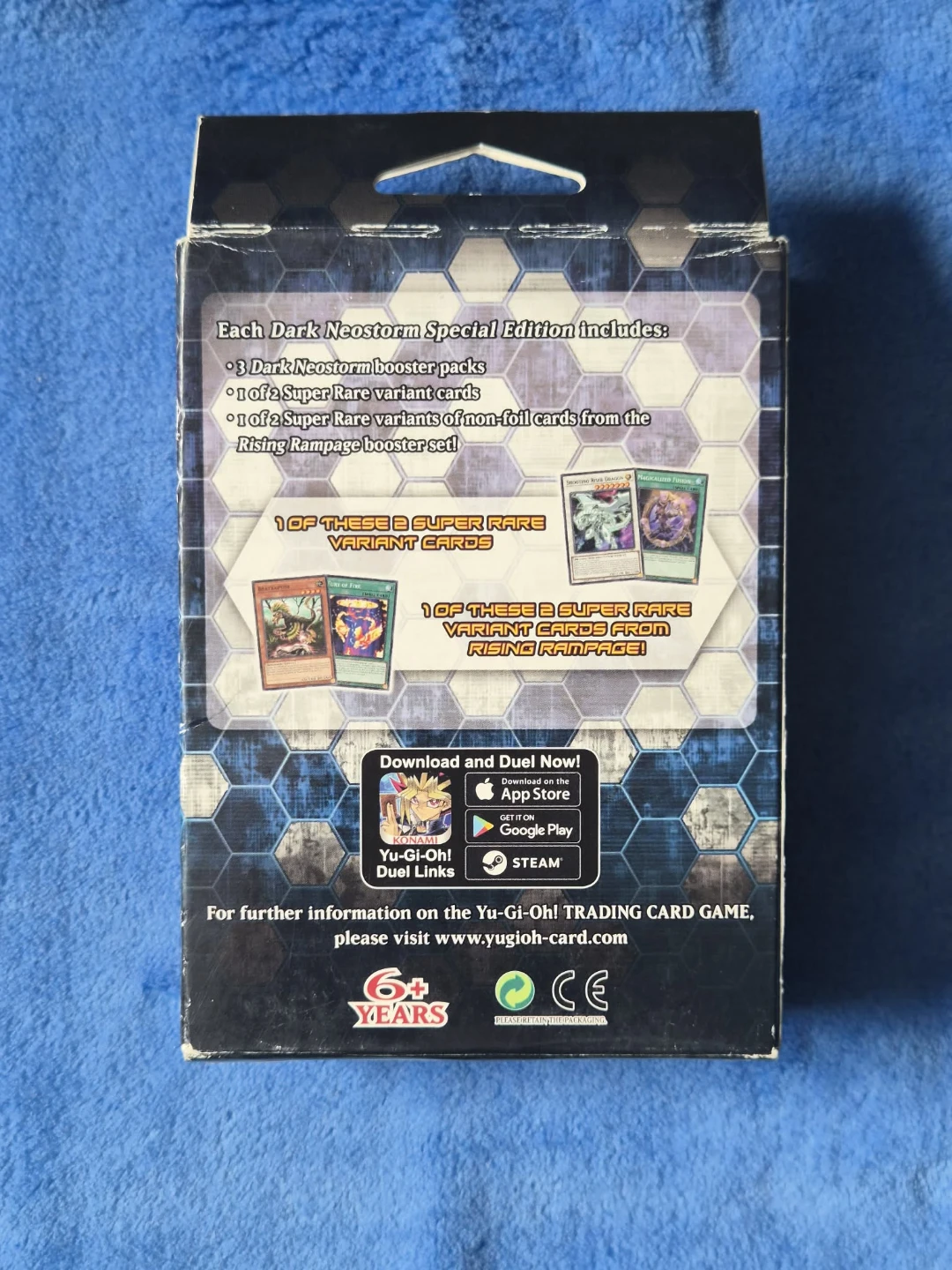 Read Bio | Sealed Yugioh Dark Neostorm Special Edition Box - photo 2