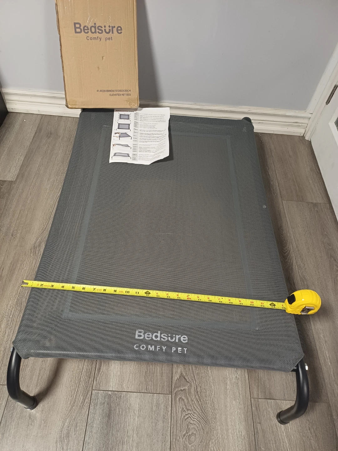 Bedsure Elevated Pet Bed- Medium - photo 2