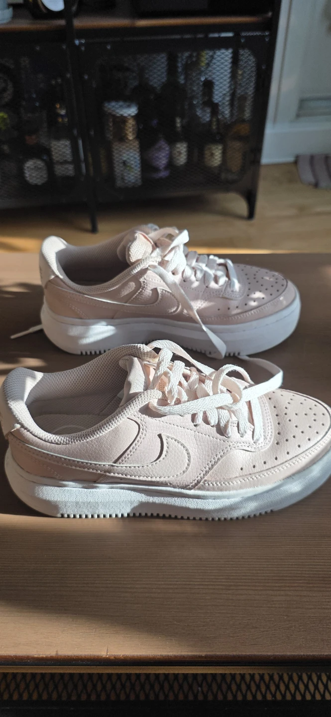 Nike Court Vision Platform Sneakers - Light Pink