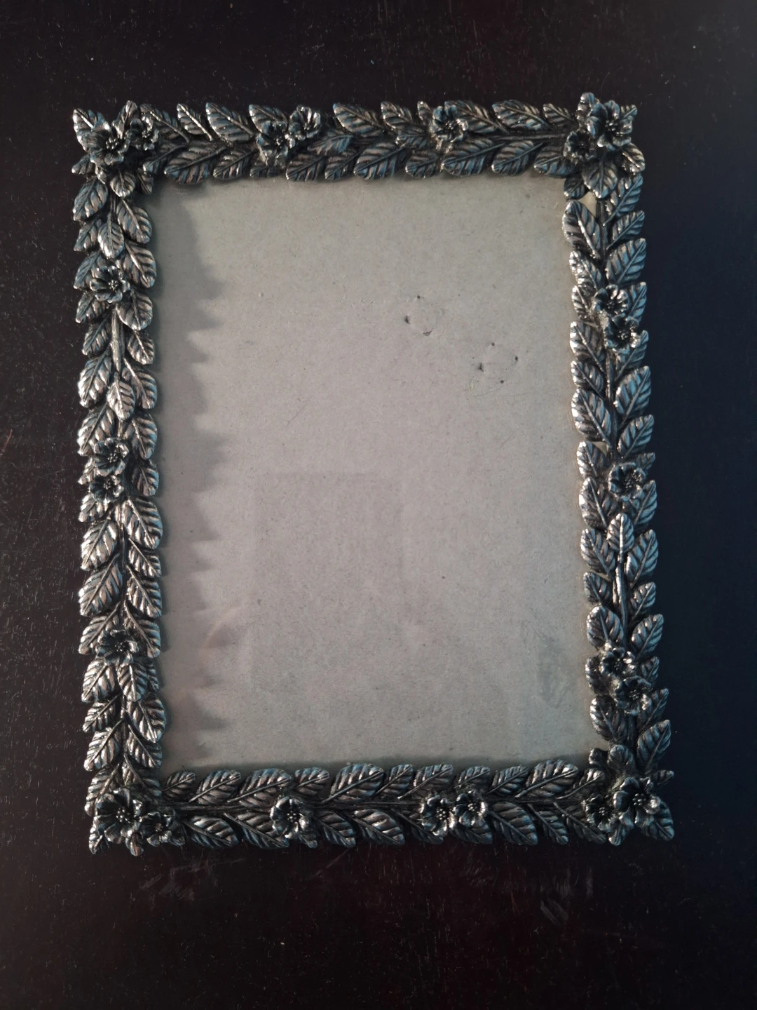 Domain pewter floral picture frame 5x7 - photo 2