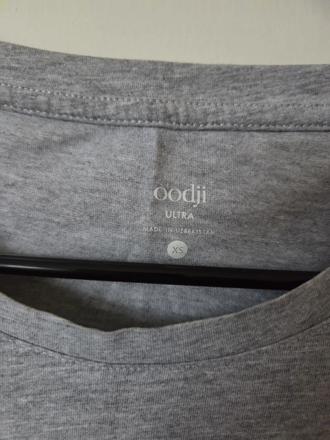 Oodji Ultra Gray Crew Neck T-Shirt 🏈 - photo 2