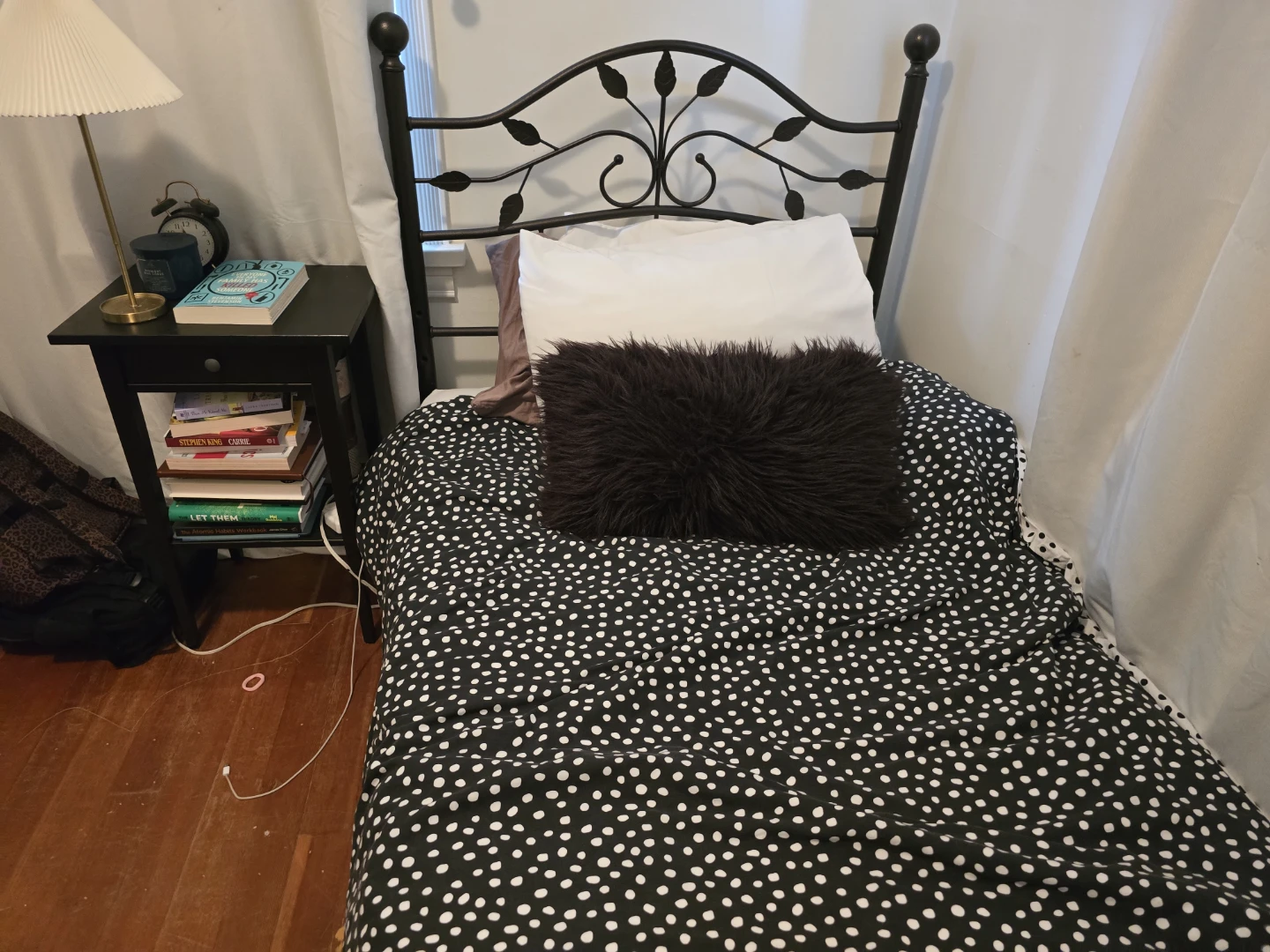 Black Metal Bed Frame - photo 2