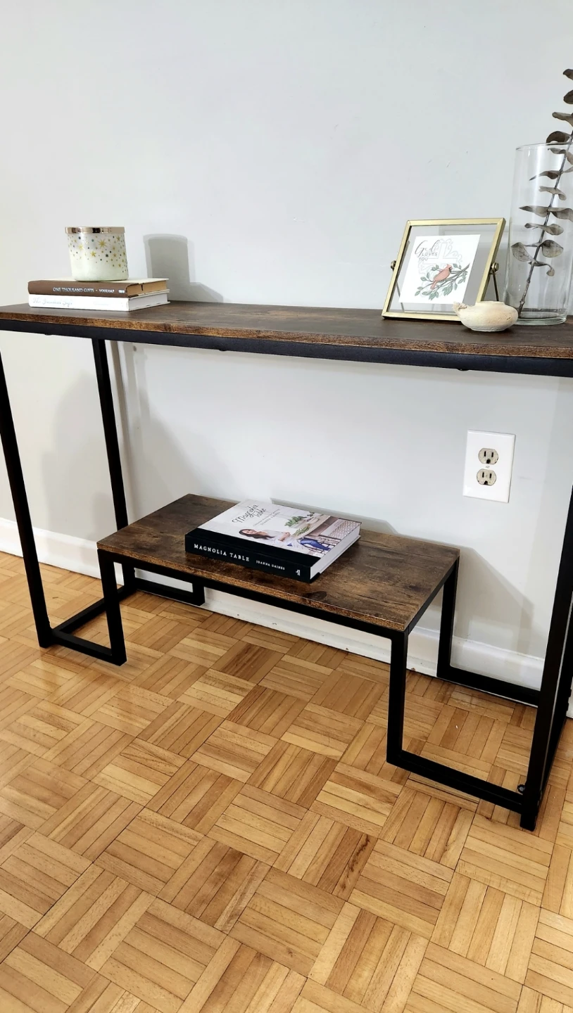 Rustic Brown Console Table *new - photo 2