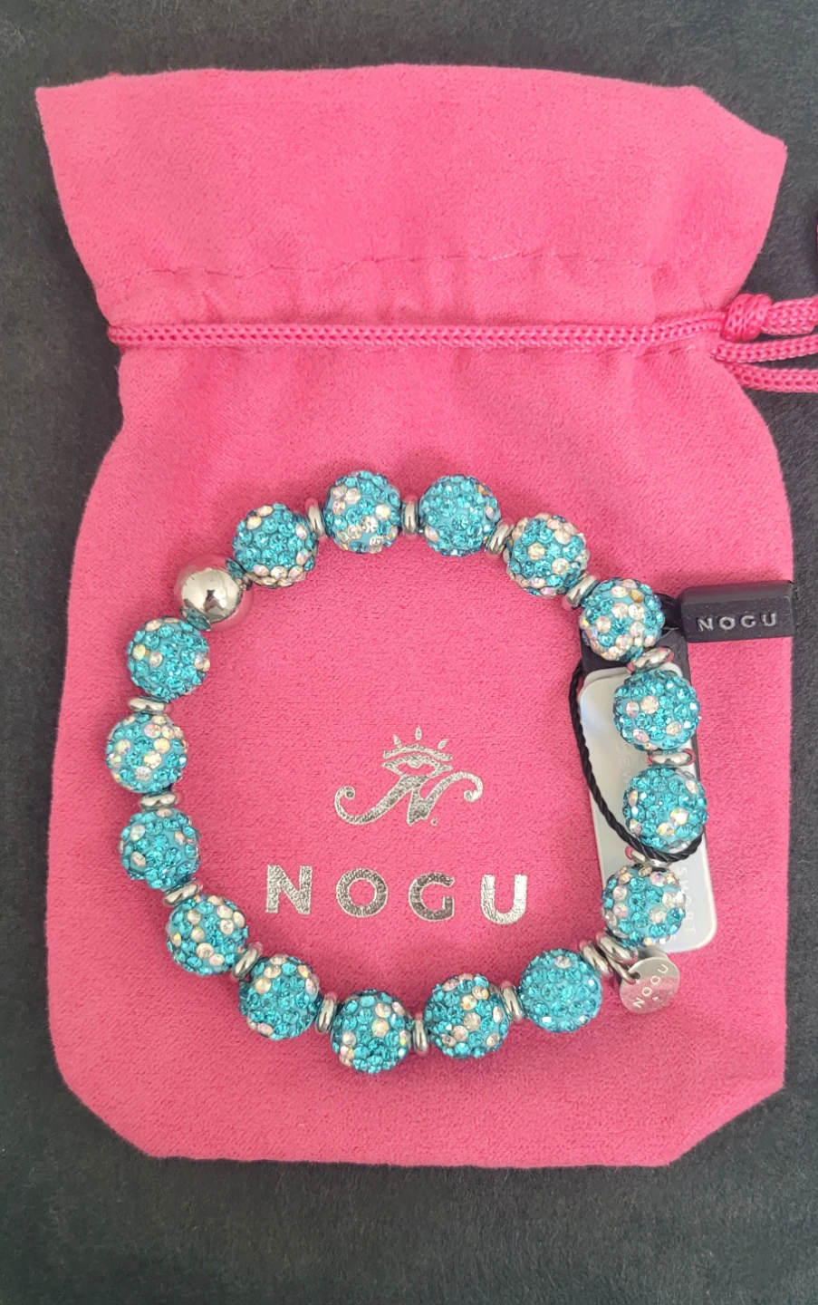 Turquoise confetti bracelet