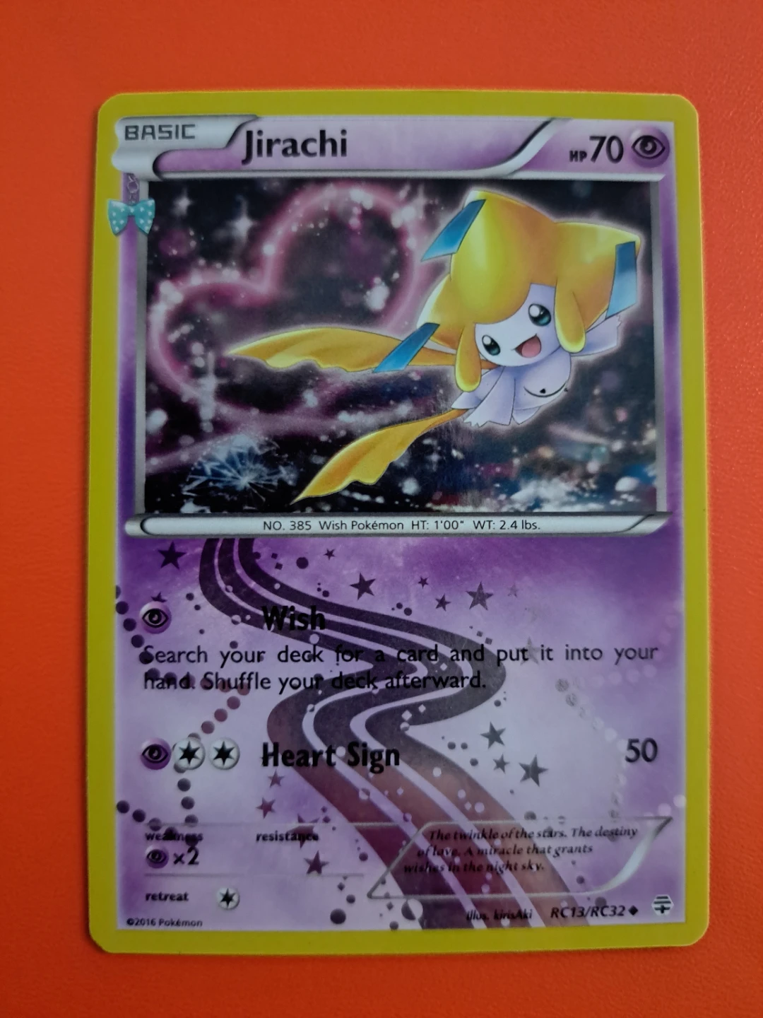 Jirachi RC 13 Holofoil