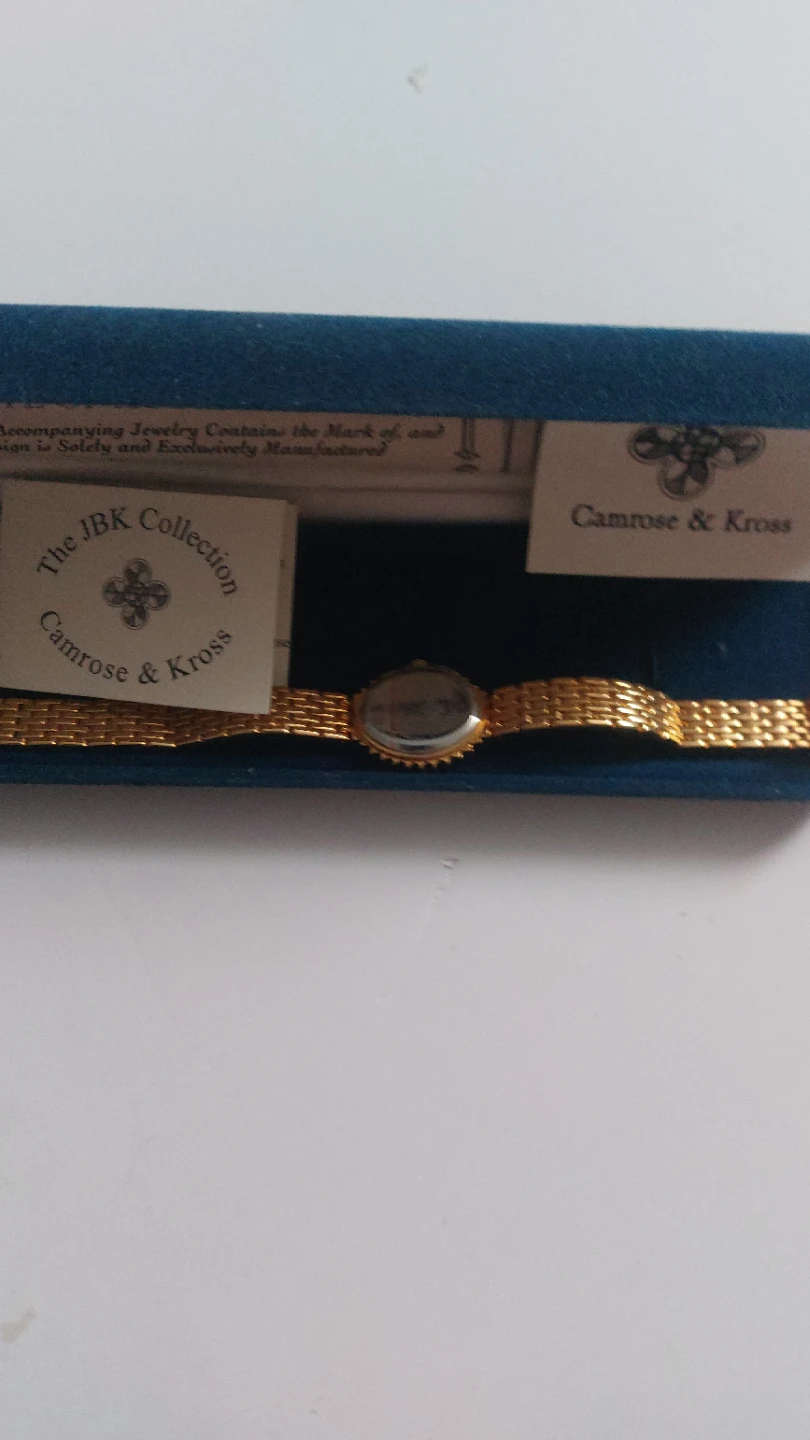 Camrose & Kross Gold Tone Watch