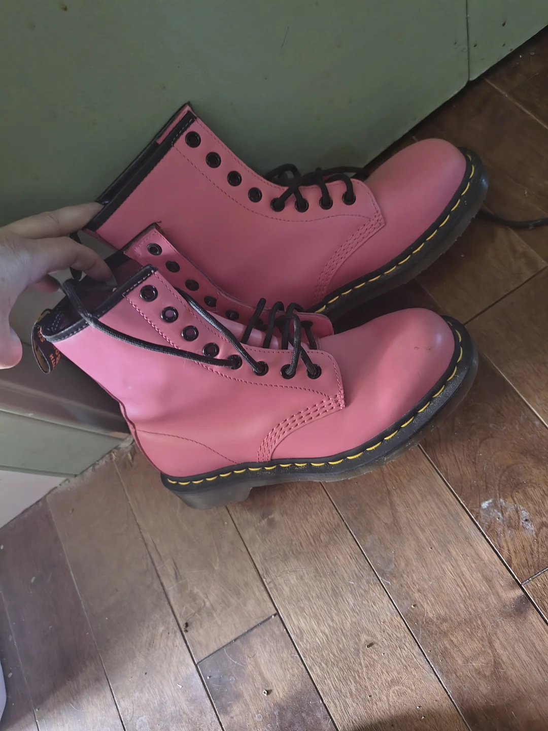 Dr. Martens 1460 Pink Leather Boots