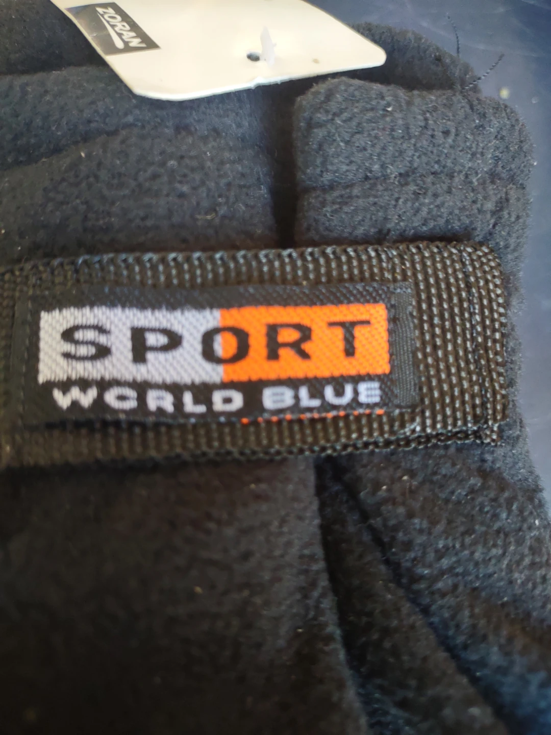 Sport World Blue Fleece Gloves - photo 2