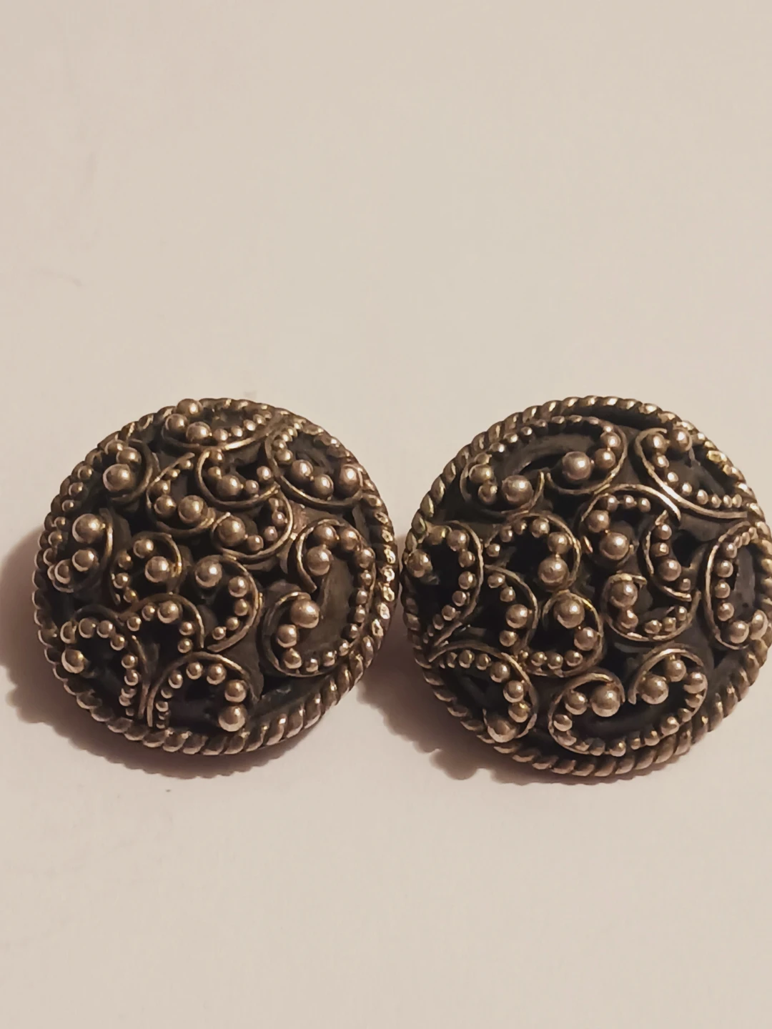 Lois Hill Indonesian Designer Signed Sterling Silver Earrings - photo 3