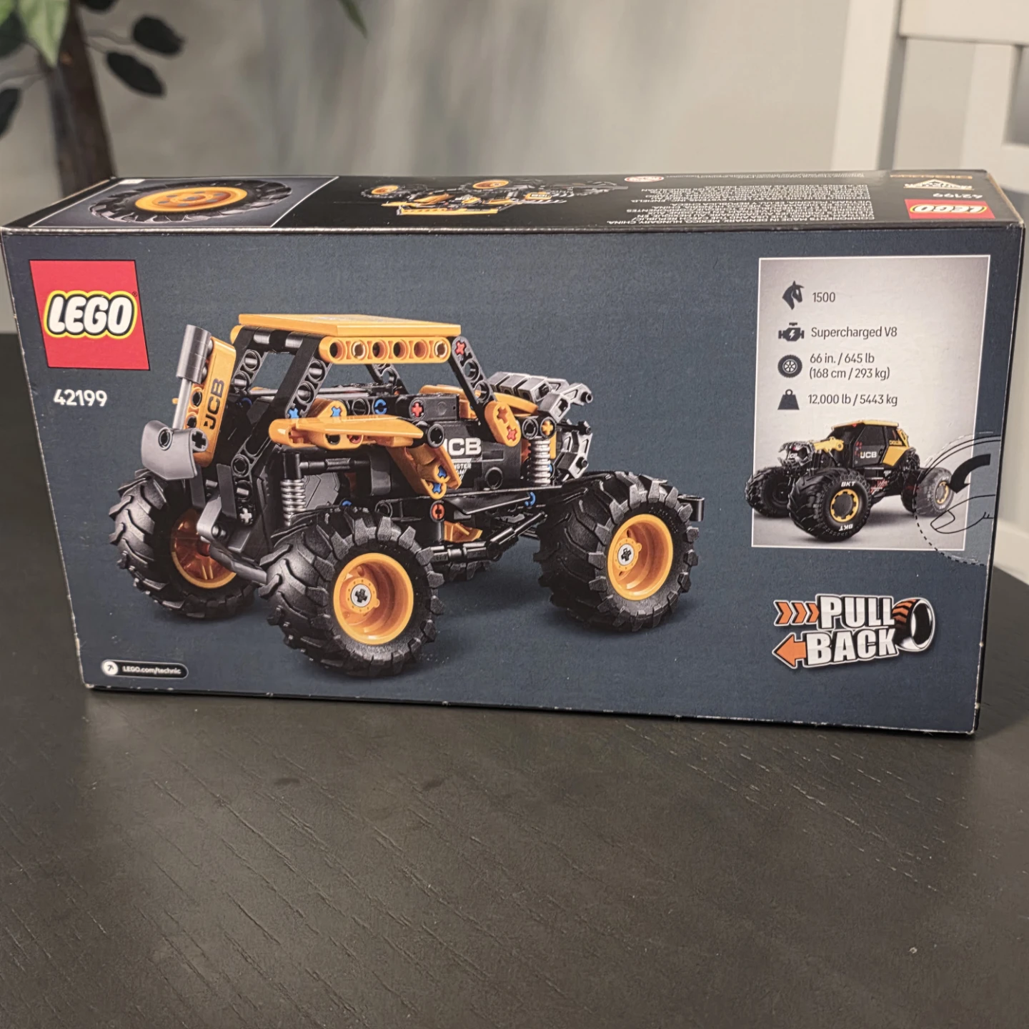 LEGO Technic Monster Jam JCB 42199 Pull-Back Truck - photo 2