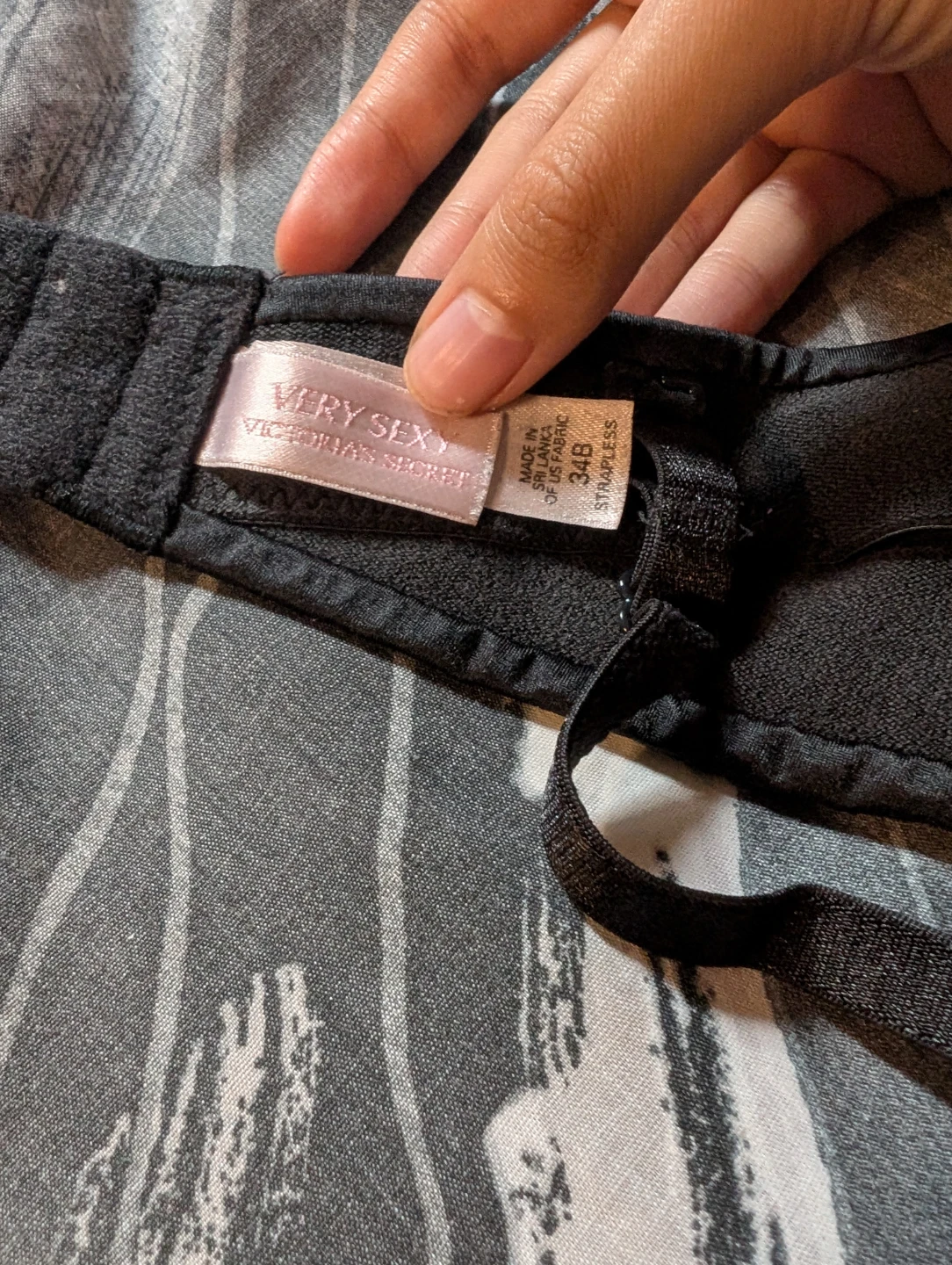 Victoria's Secret Very Sexy Strapless Bra Black 34B - photo 3