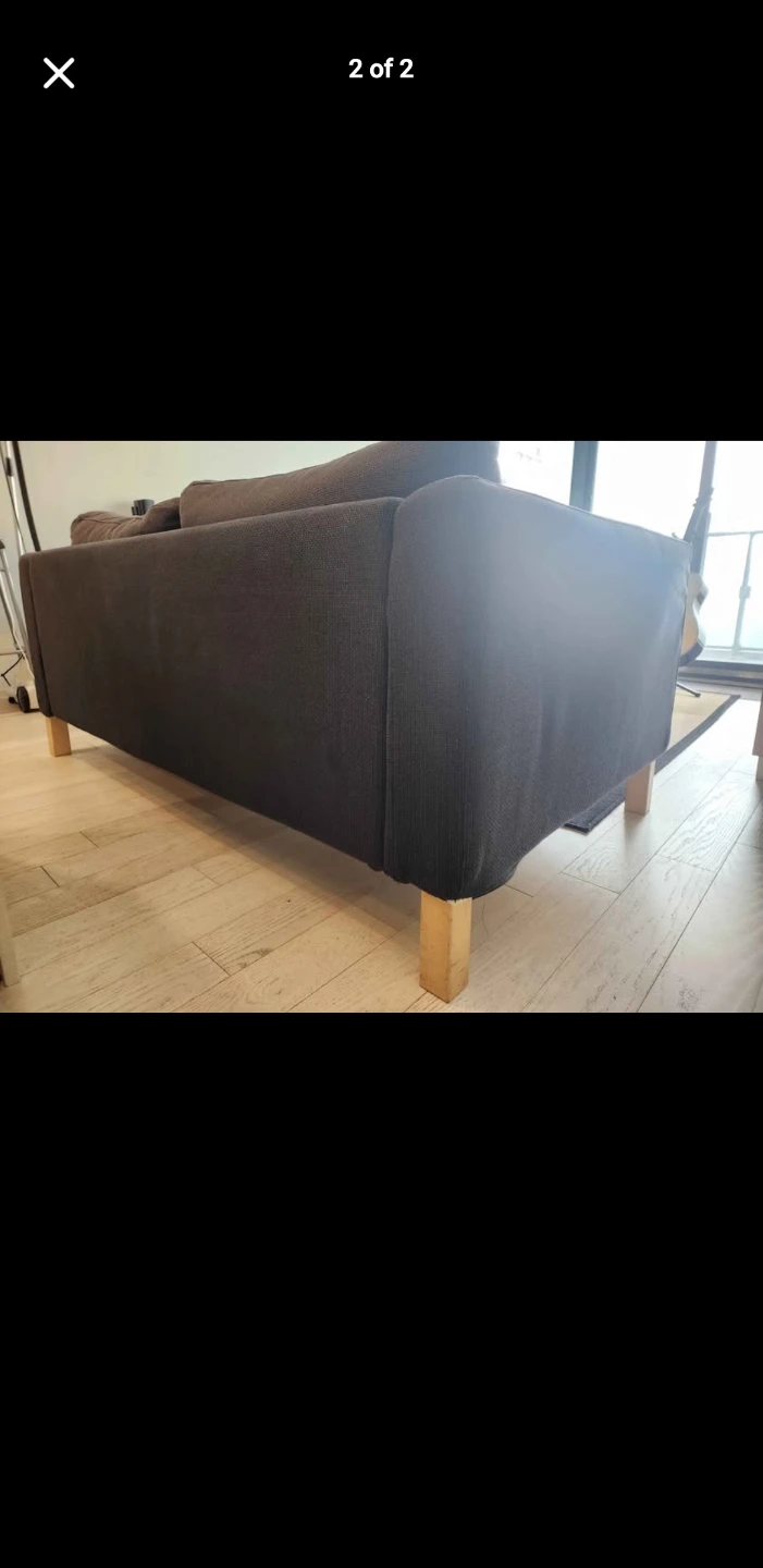 IKEA KARLSTAD Two-Seater Sofa - photo 2