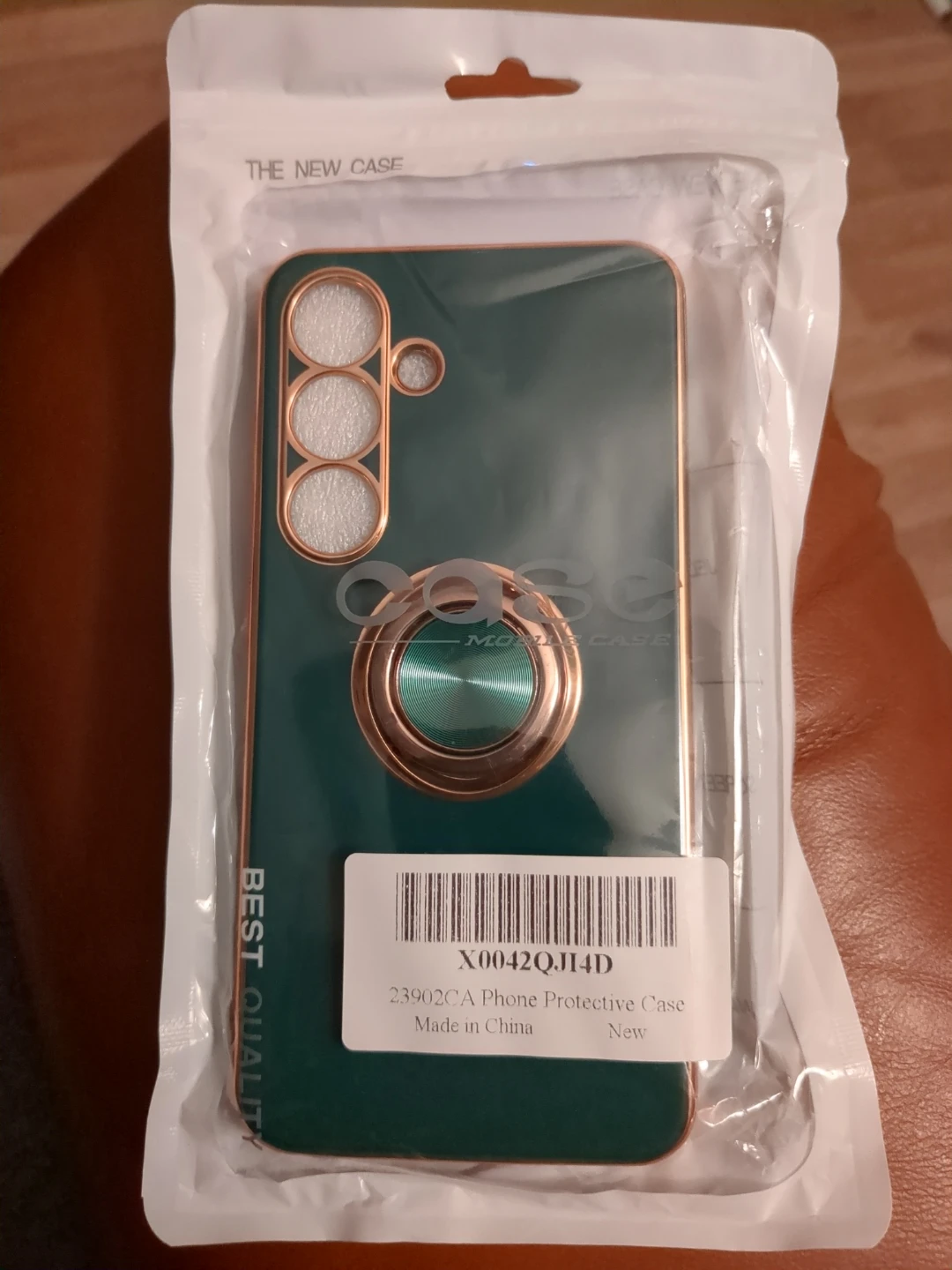 Samsung Galaxy A14 5G Case - Green and Bronze - photo 2