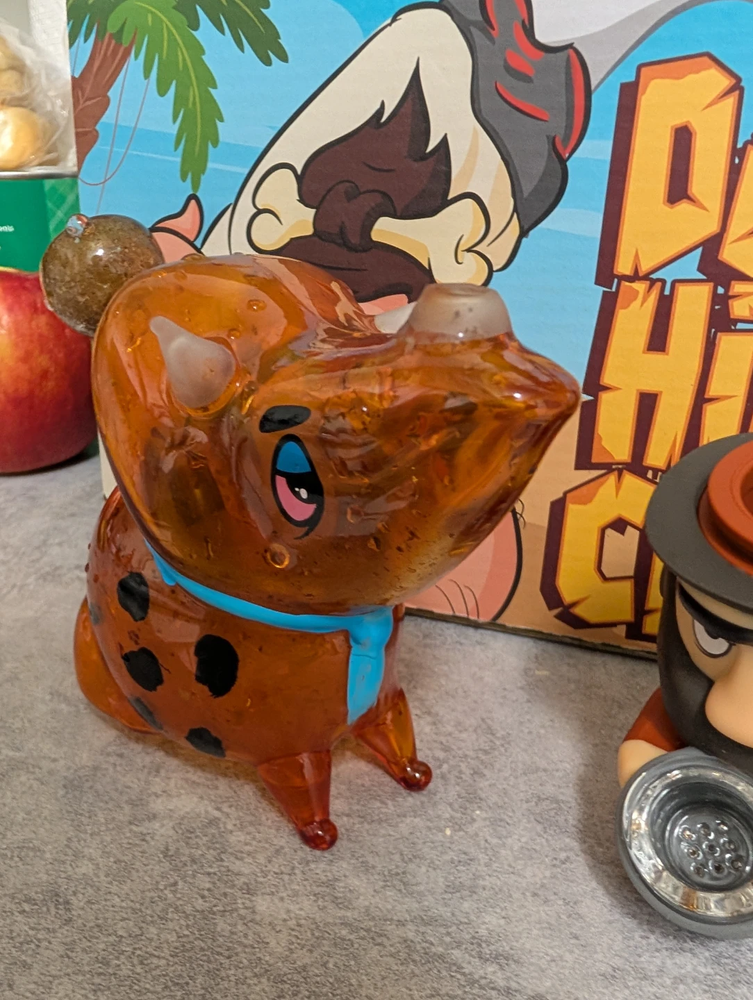 Daily High Club Glass Dinosaur Pipe and Figurine - photo 5