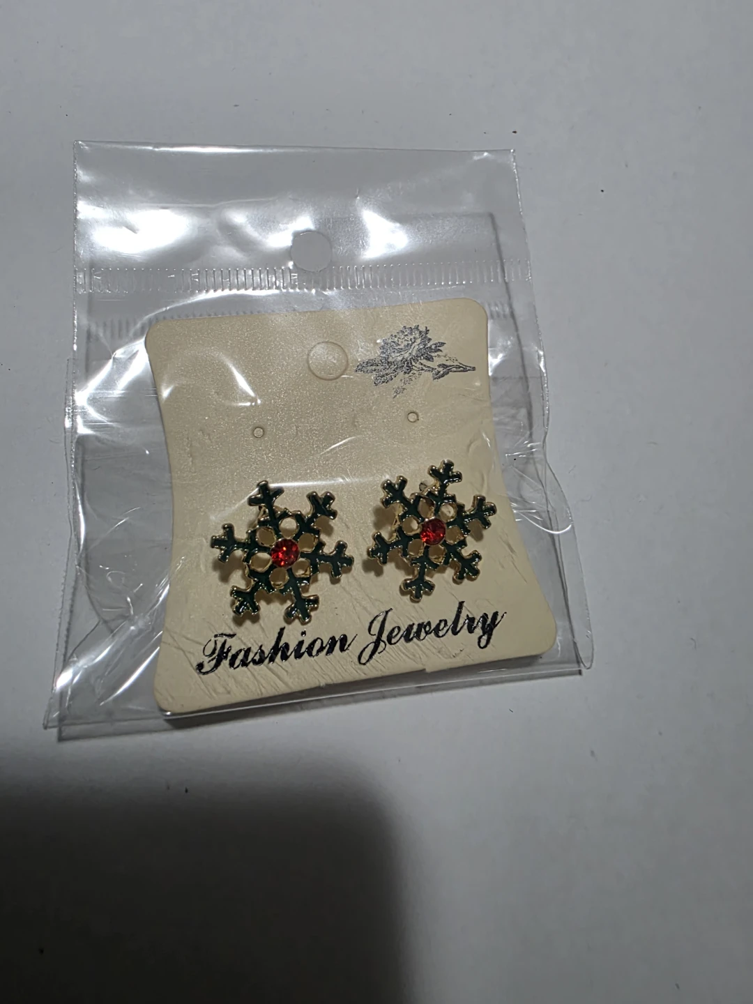 Christmas Snowflake Stud Earrings