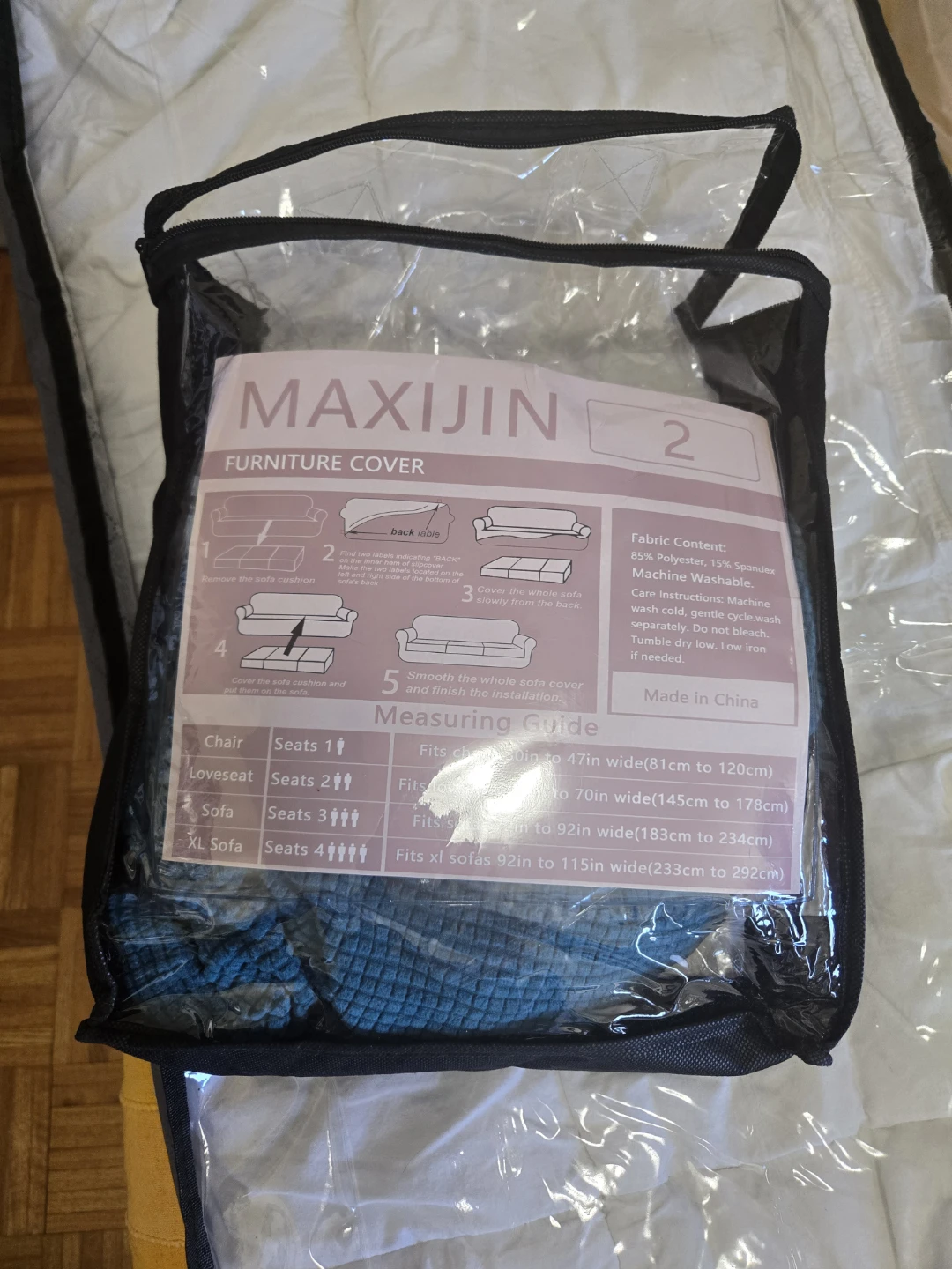 Slipcovers for 2 Sofa Cushions - photo 2