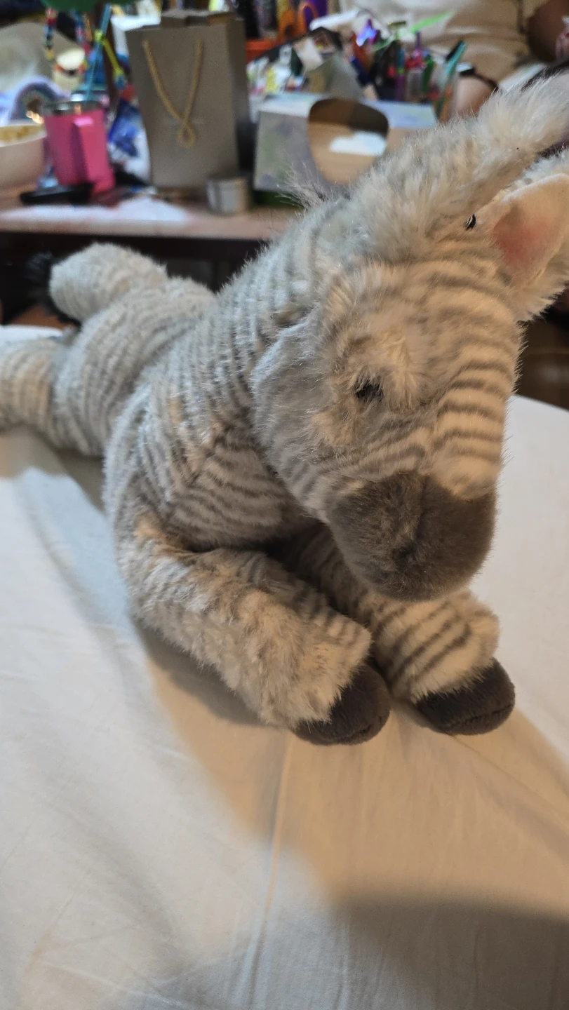 🏈 Plush Zebra Stuffed Animal