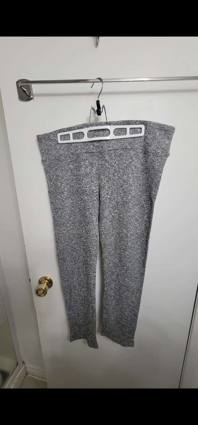 Grey Marled Ribbed Lounge Set - 1X/1X-Grande - photo 2