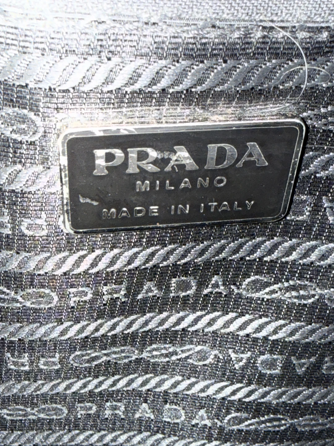 Prada Black Nylon Messenger Bag