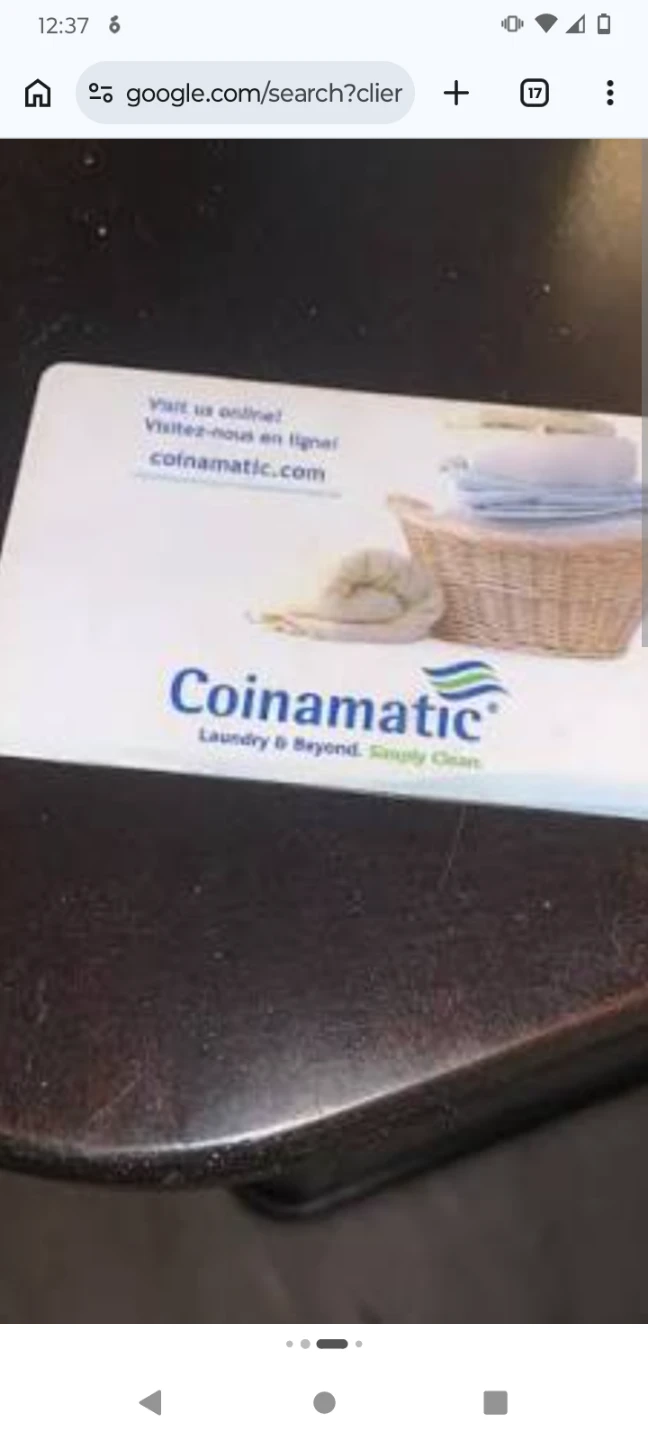Coinamatic Laundry & 90$ on it
