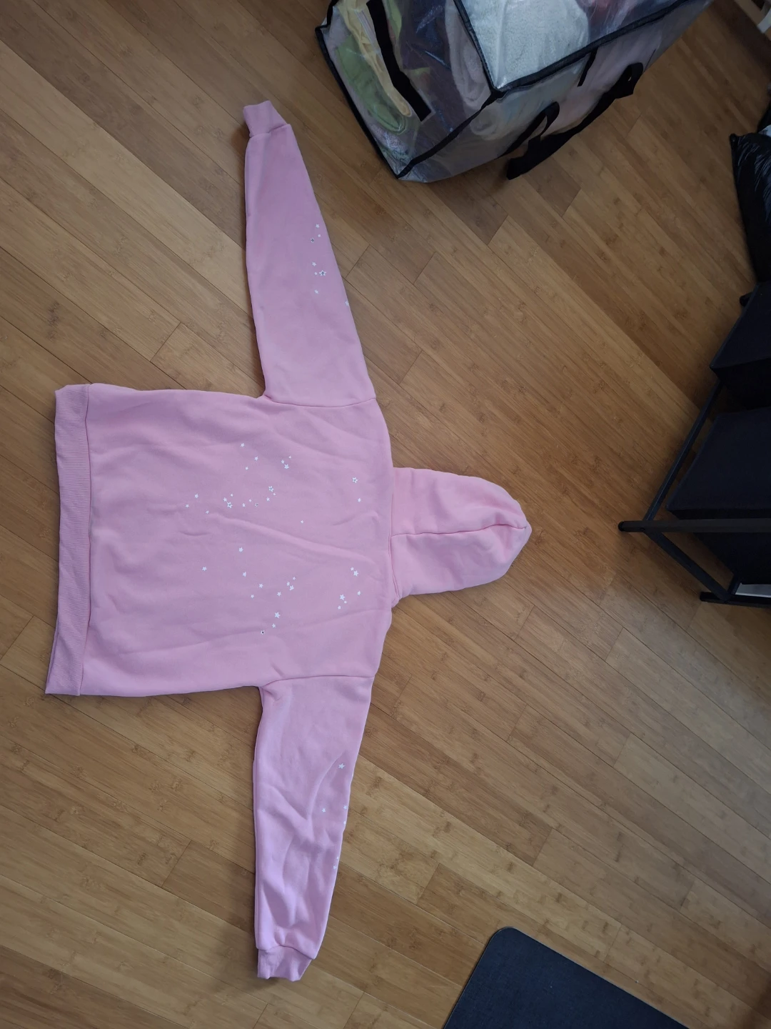 Pink Atlanta Sp5der Hoodie Large - photo 3