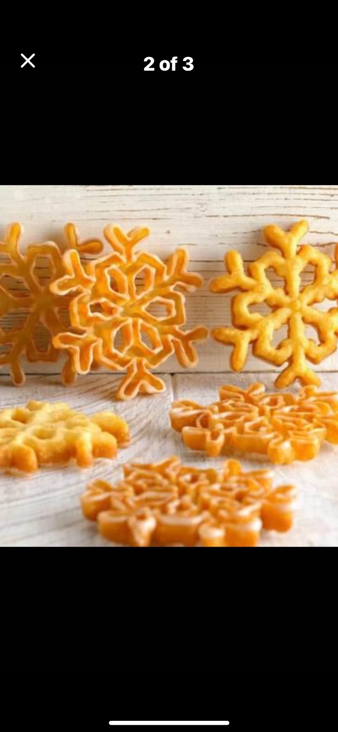 Homemade  Rosette Cookies