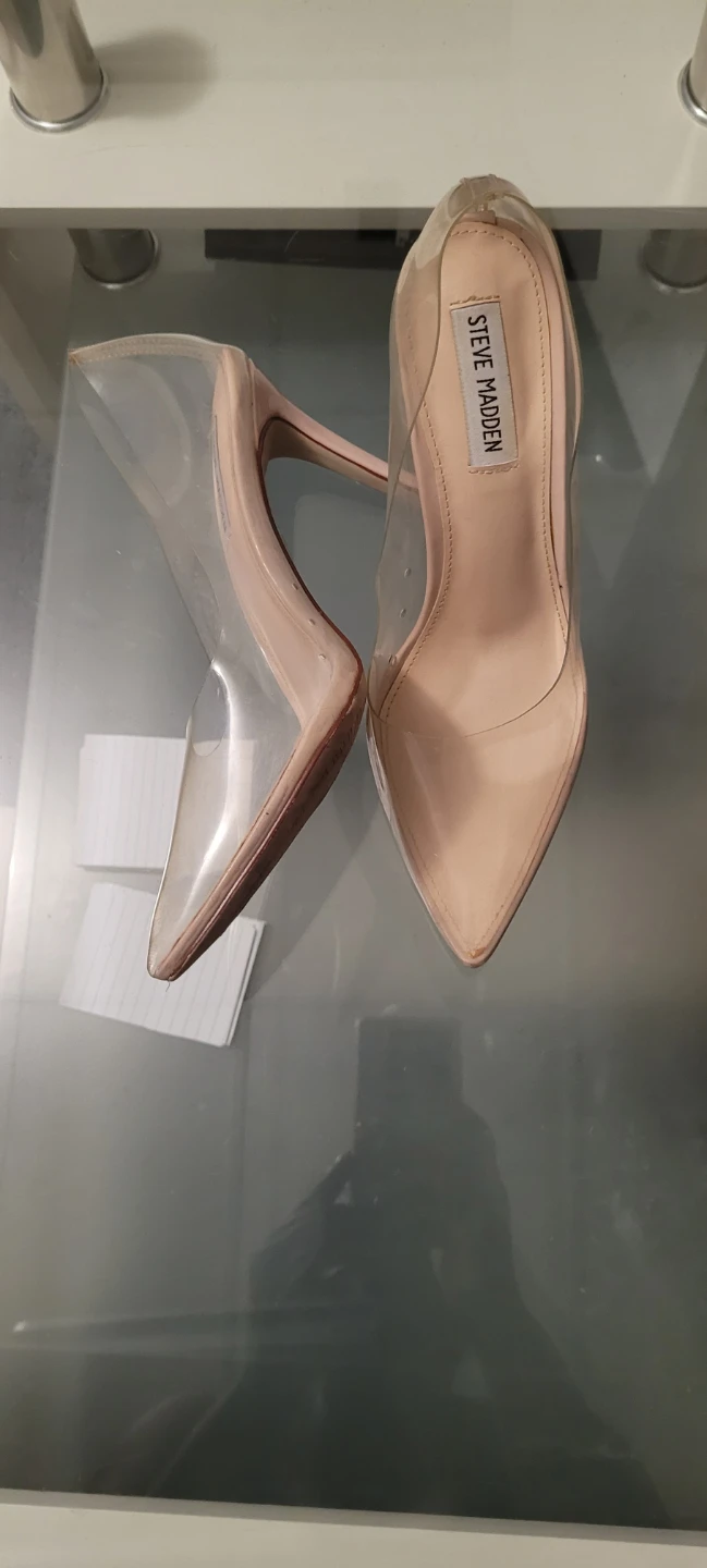 Steve Madden Clear Stiletto Heels - photo 4