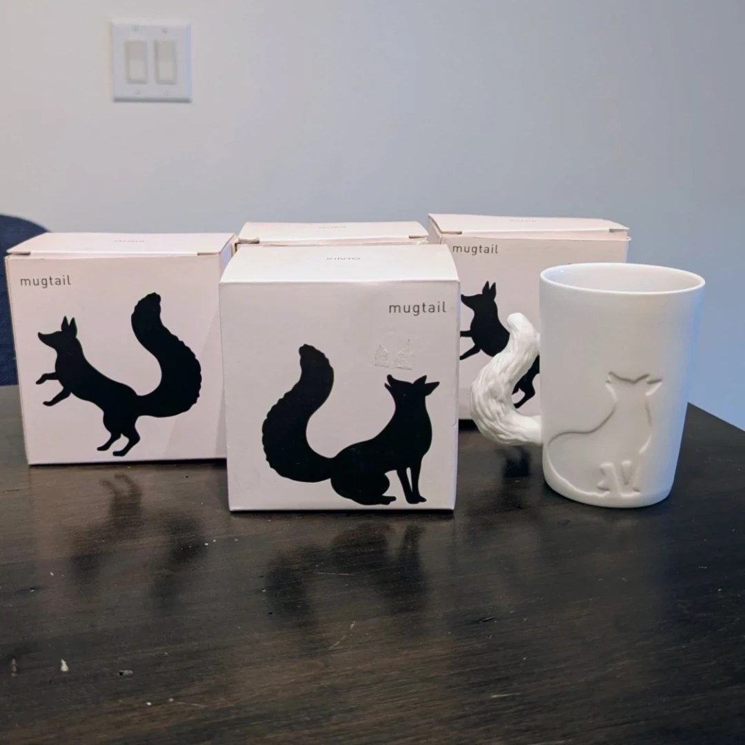 Kinto Mugtail Fox Mugs BRAND NEW set of 4 - photo 3
