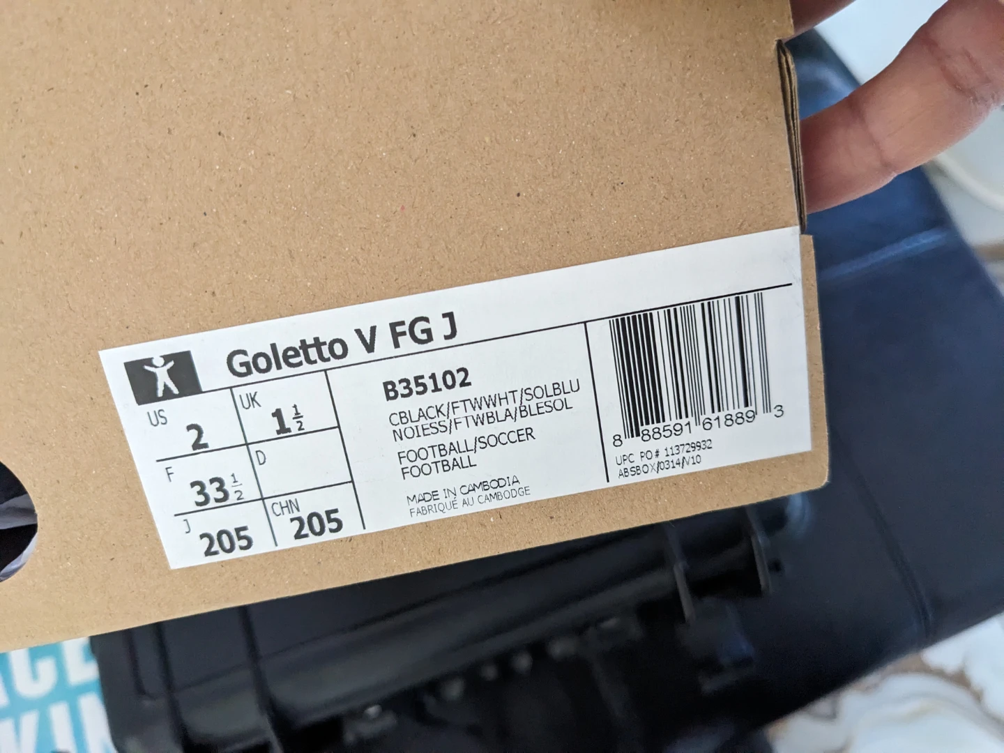 Adidas Goletto V FG Junior Soccer Cleats - photo 3