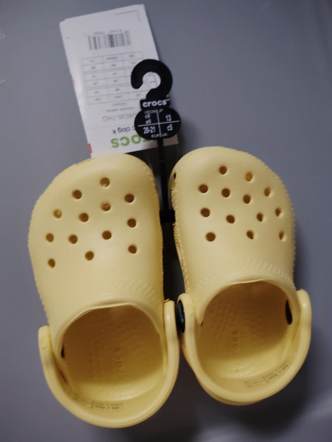 New Crocs Classic Clog K Banana Yellow