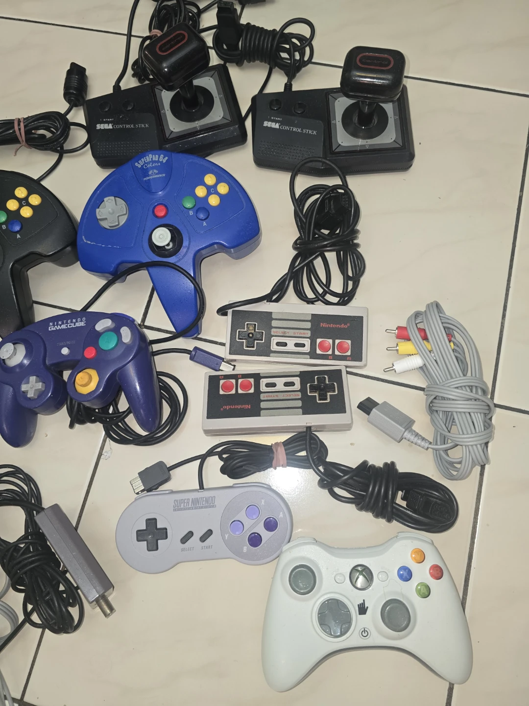 Assorted Vintage Video Game Controllers and Accessories - photo 2