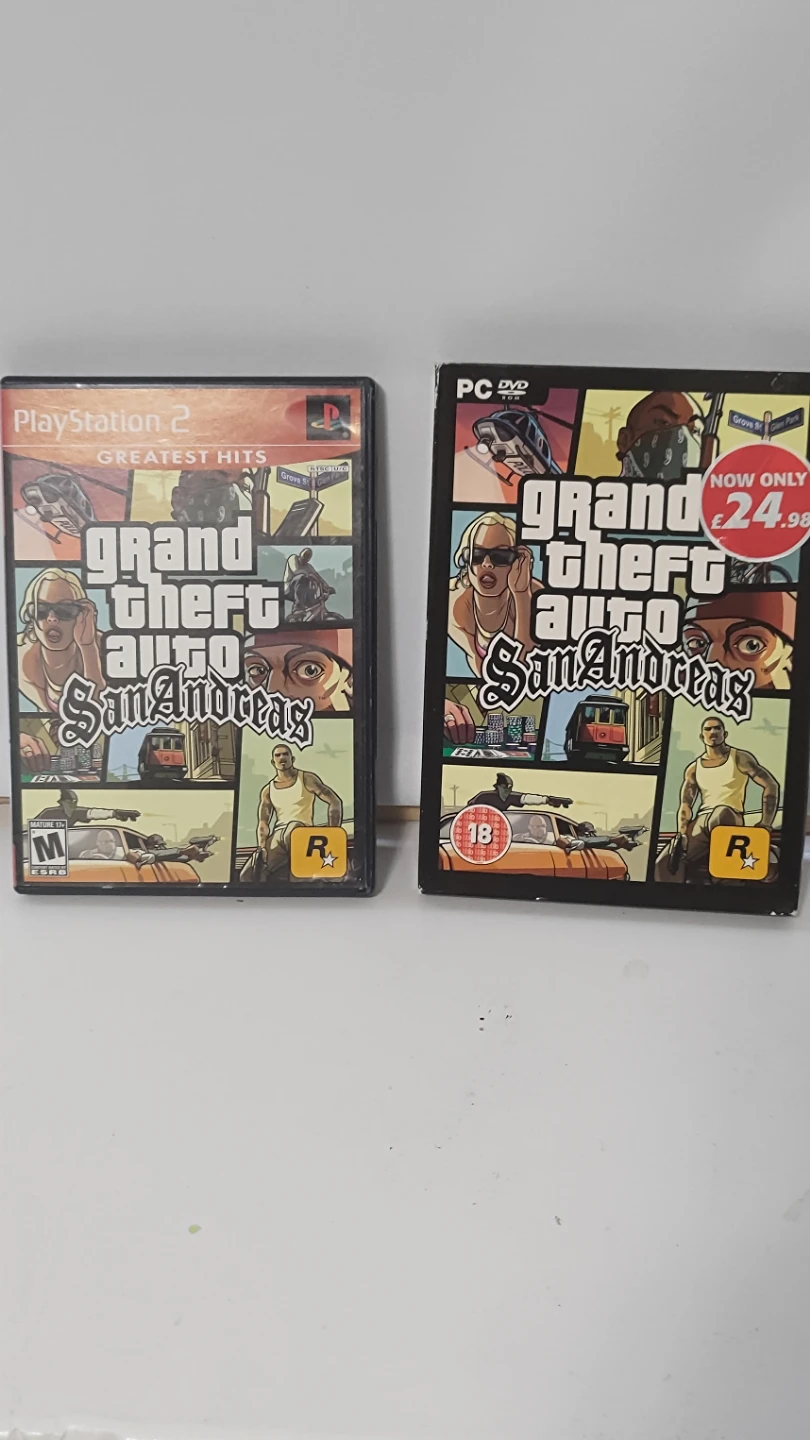 Grand Theft Auto: San Andreas PS2 and PC