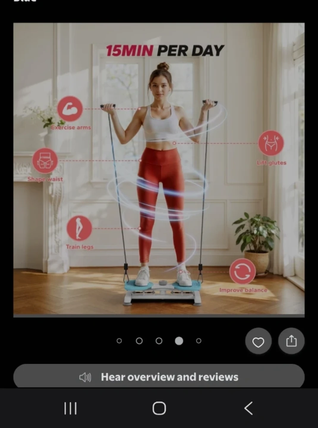 MERACH Slim Waist Twister Ab Workout Board - photo 3