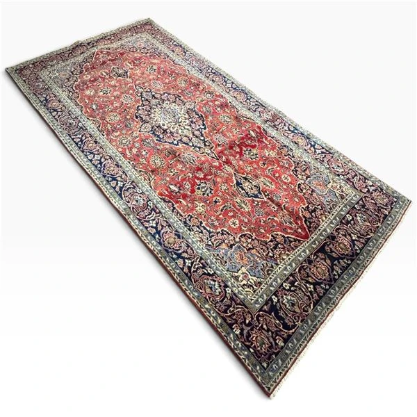 Authentic Persian "Kashan" Hand-Knotted Wool Area Rug - photo 2