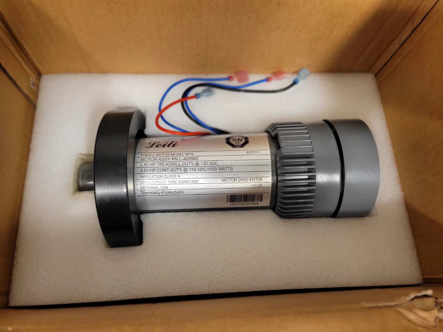 2.80 HP Treadmill Motor 82ZY7-1 NordicTrack ProForm