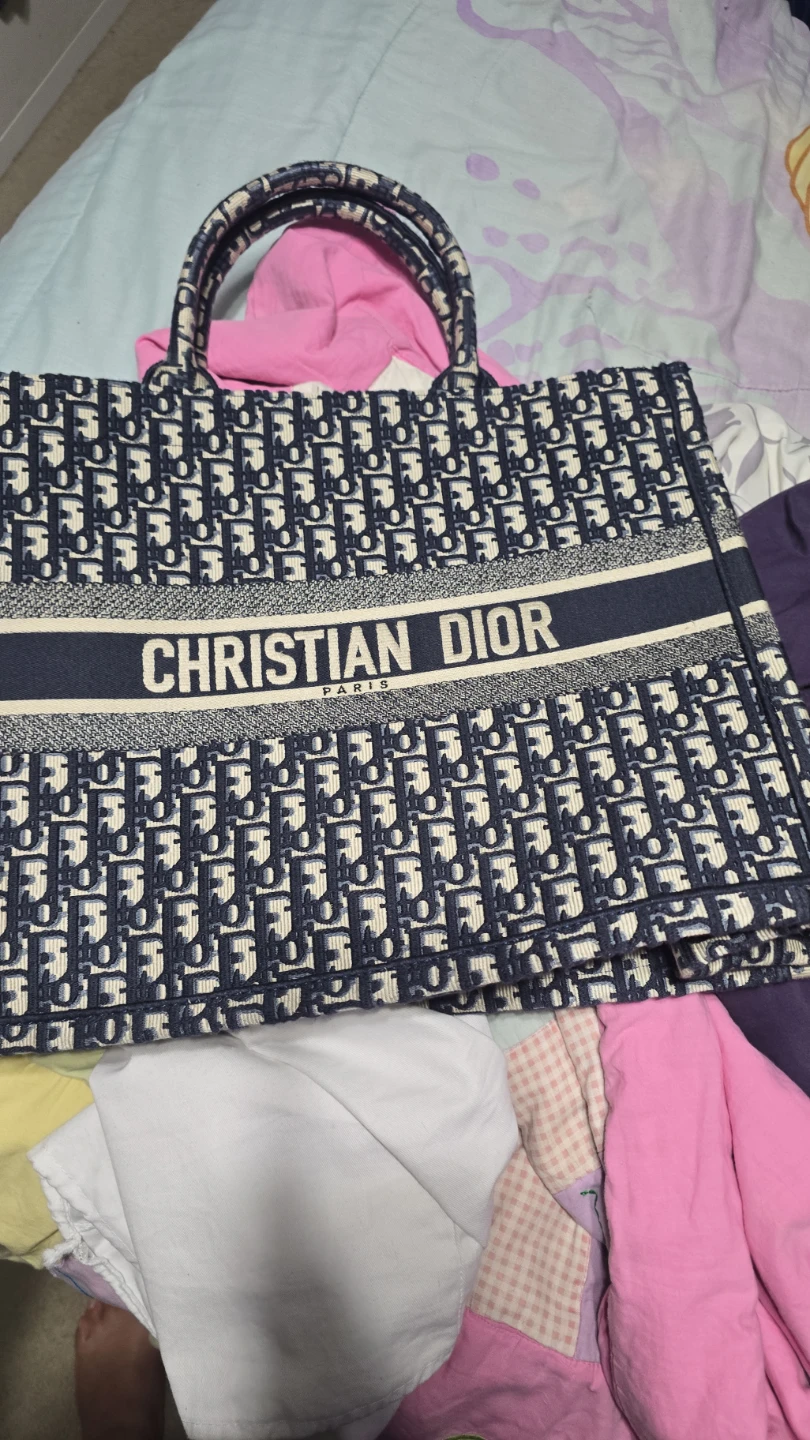 Blue Oblique Book Tote