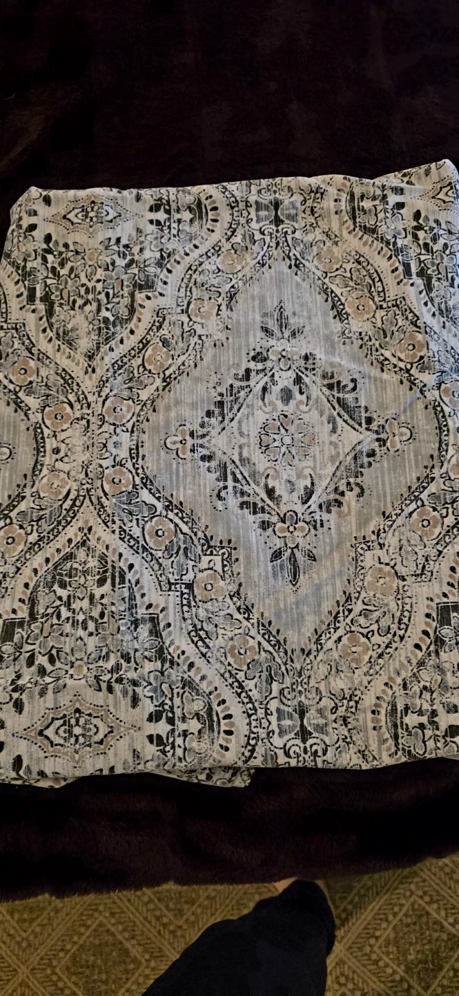 Tahari Damask Pattern shower  Curtain - photo 2