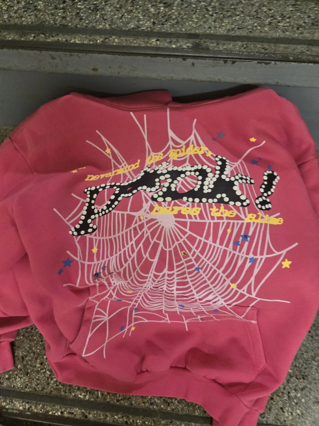 Sp5der Pink Hoodie - photo 2