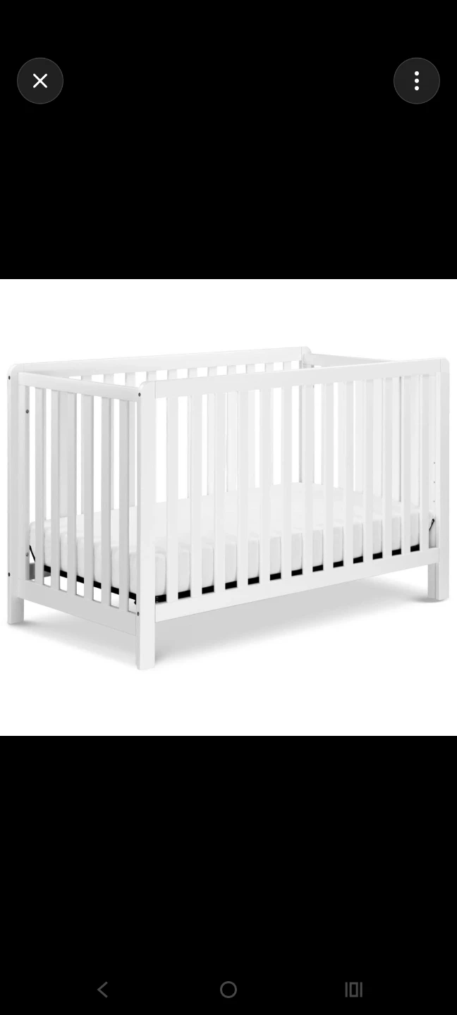 White Baby Crib