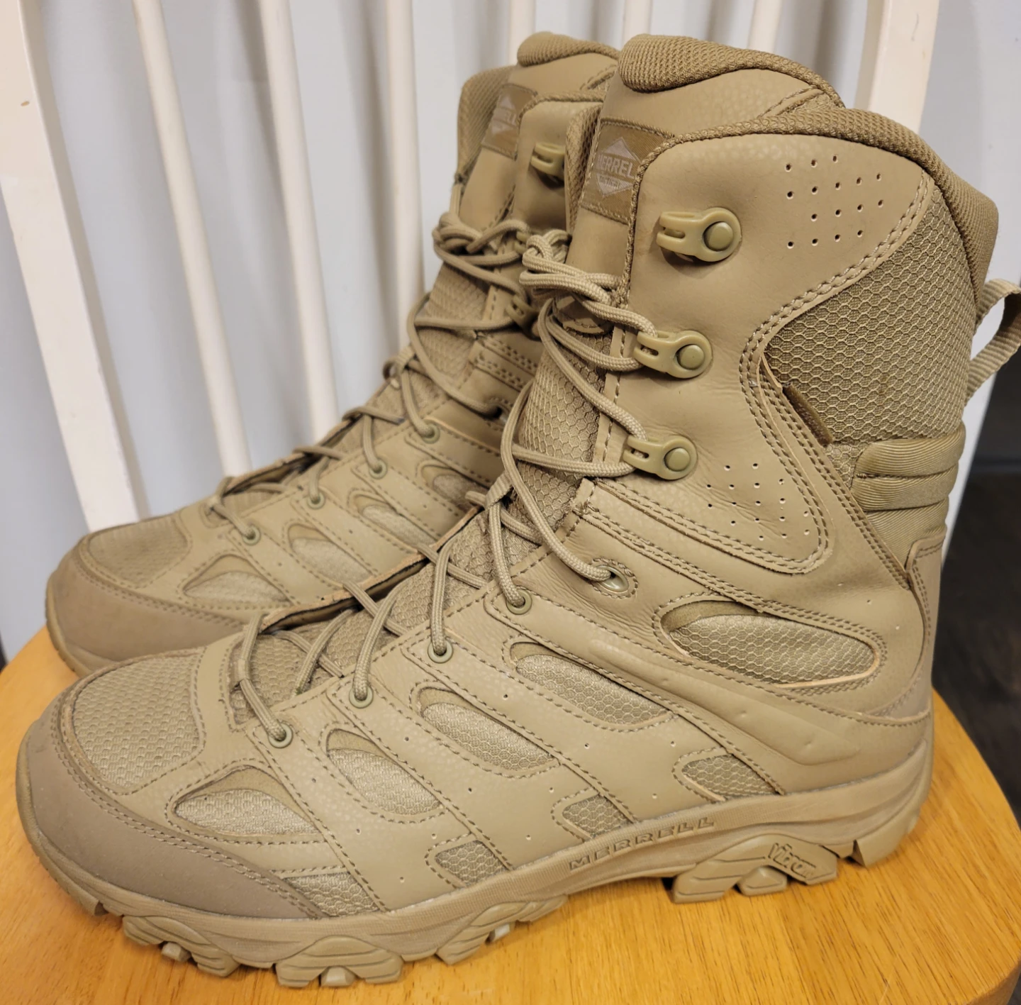 Merrell Moab 3 mens 8" Tactical cream Boots J004107 Sz 13 - photo 3