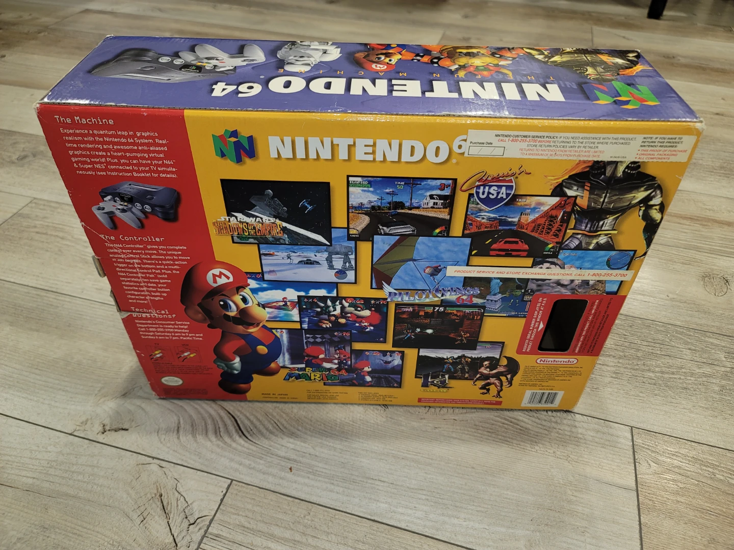 Nintendo 64 Complete Set in Original Box For Sale - photo 3